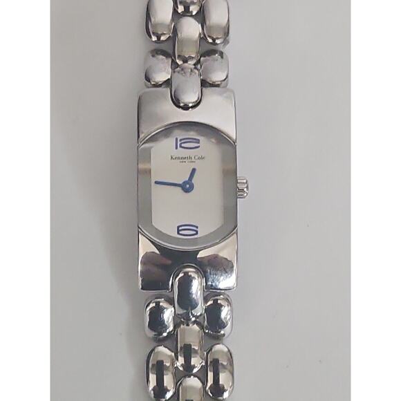Vtg Kenneth Cole S301 Ladies Watch Blue Hands Free Ship Beautiful New Battery main image 8
